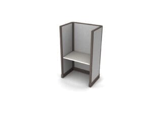 Buy Manager call station cubicle in 36w size set up as Straight call station with fabric panels. Central Florida call station cubicle installations and deliveries available by KUL office furniture Orlando FL