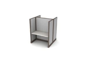 Buy 2 Man call center cubicles in 48w size set up as Straight call stations with fabric panels. Central Florida call center cubicles installations and deliveries available by KUL office furniture Orlando FL
