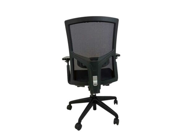 KUL TaskTaker mesh high back task chair w/ adjustments back view