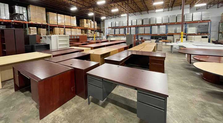 Trade in your used office furniture for green credits towards new office furniture from KUL office furniture Orlando, FL